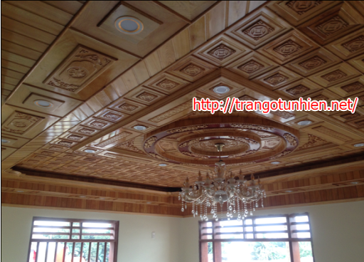 Thiết kế trần gỗ tự nhiên đẹp và hiện đại
