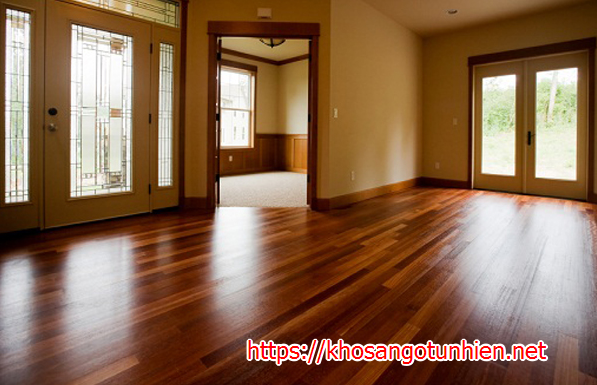 Sàn gỗ tự nhiên tại nội thất Tín Thành