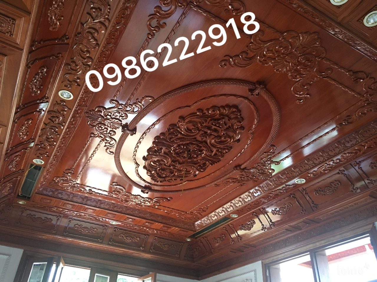 trần gỗ tân cổ điển tại Hải Phòng